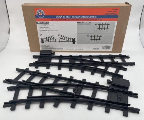 Lionel kisvasút 2 db váltó Ready To Play Left & Right Interchange Track Pack