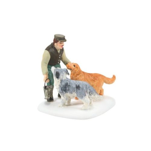 Department 56 Dickens Village Man's Best Friends (Man with Dogs)