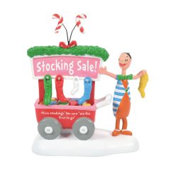   Department 56 The Grinch Village Who's Who Christmas Stocking Seller