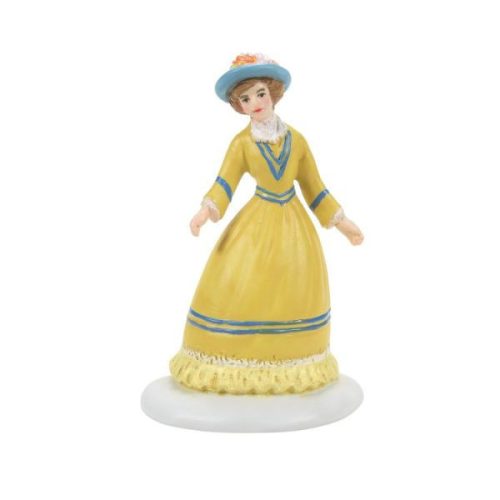 Department 56 Dickens Village I Feel Pretty (Fashionable Lady)
