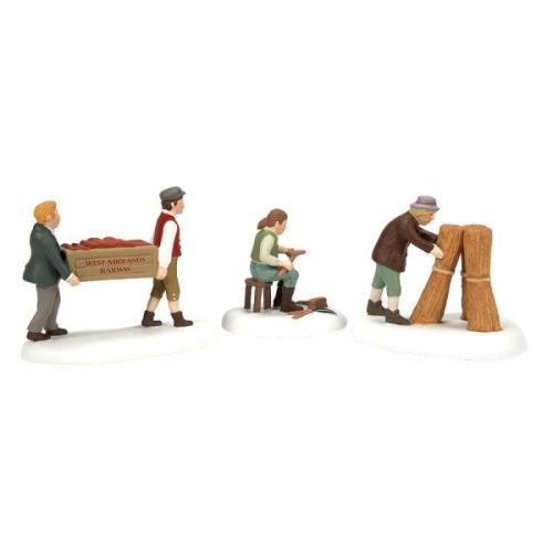 Department 56 Dickens Village Harvesting Progress (3 pack)