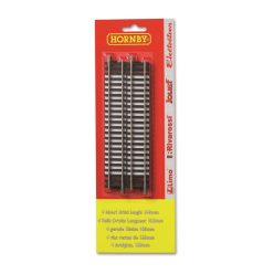 Hornby 4 STRAIGHT TRACKS 16.8CM 1:76