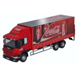 COCA-COLA TRUCK SCANIA CURTAINSIDE 1:76