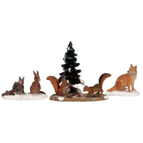 Lemax woodland animals s/4 Vail Village 2001