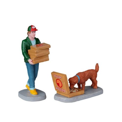 Lemax top pizza delivery s/2 Harvest Crossing 2022