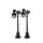 Lemax skeleton deco lamp, set of 2 Spooky Town 2022