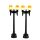Lemax candy corn street light, set of 2, b/o (4.5v Spooky Town 2023