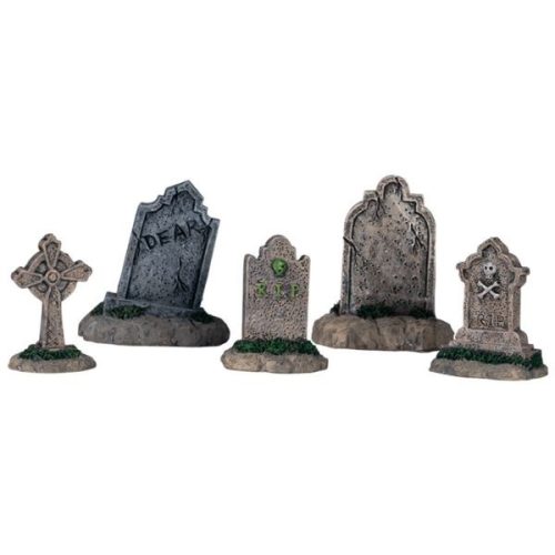 Lemax tombstones s/5 Spooky Town 2004