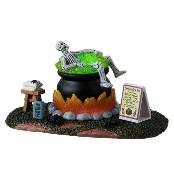 Lemax nothing like a hot bath Spooky Town 2025