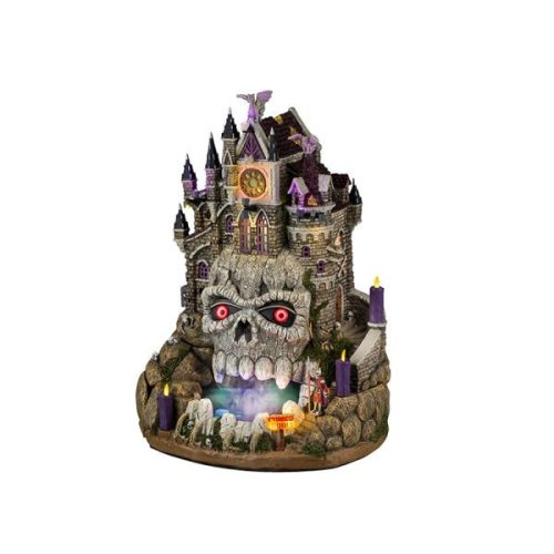 Lemax cursed ruins Spooky Town 2025