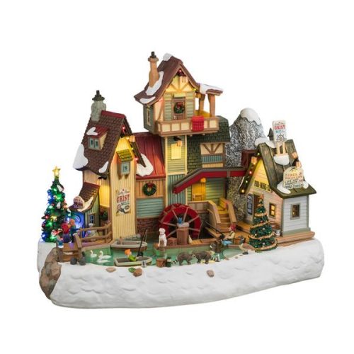 Lemax 2025 the rocky river grist mill Harvest Crossing