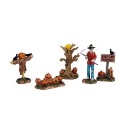 Lemax creepy pumpkin patch Spooky Town 2025