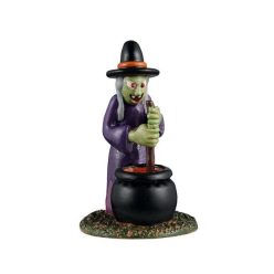 Lemax inflatable witch yard decoration Spooky Town 2025