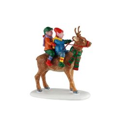 Lemax reindeer rides Santa's Wonderland 2025
