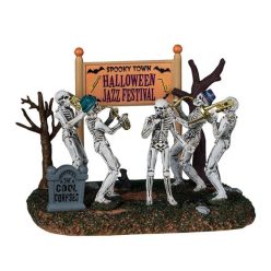 Lemax spooky town halloween jazz festival Spooky Town 2025