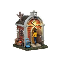 Lemax crypt move in Spooky Town 2025