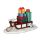 Lemax sled with presents Caddington Village 2015