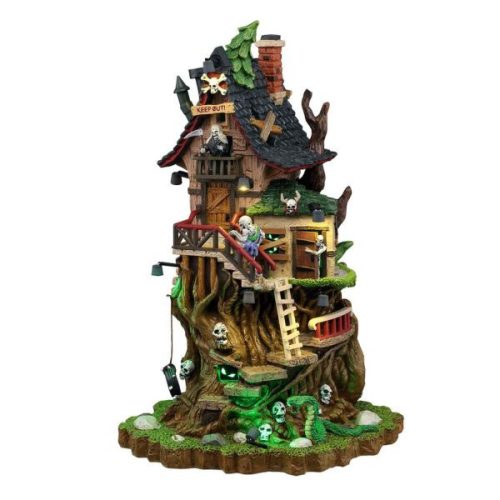 Lemax petrified forest tree house Spooky Town 2026