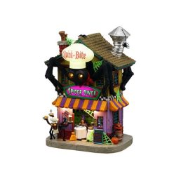 Lemax quick-bite spider diner Spooky Town 2025