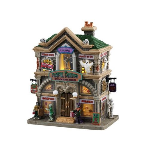Lemax fearful fashions clothiers Spooky Town 2025
