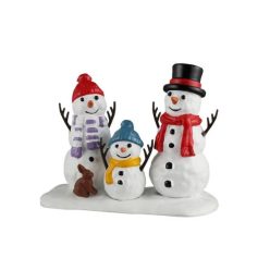 Lemax snowman family Santa's Wonderland 2026