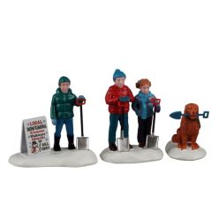 Lemax neighborhood snow shovelers Vail Village 2026