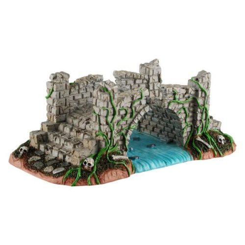 Lemax broken bridge Spooky Town 2026