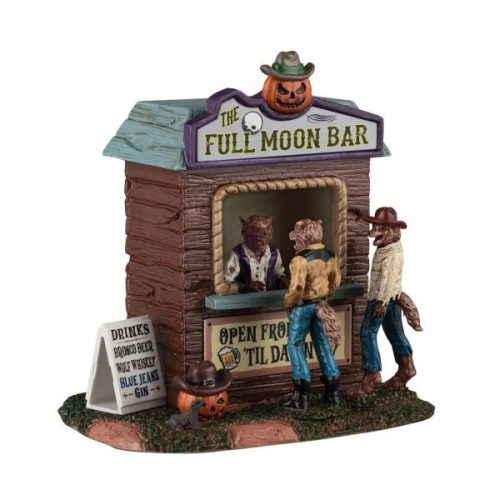 Lemax full moon bar Spooky Town 2026