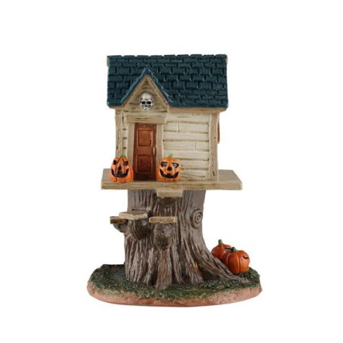 Lemax skull tree house Spooky Town 2026