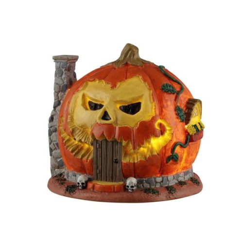 Lemax pumpkin skull house Spooky Town 2026