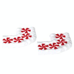   Lemax candy cane lane, curved s/2 Sugar 'N' Spice 2017