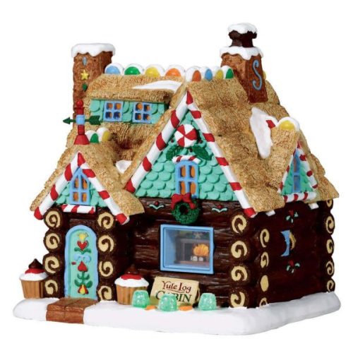 Lemax yule log cabin Sugar 'N' Spice 2017