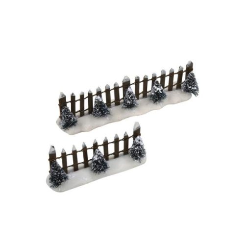Luville General Fence wooden with trees 2 pieces