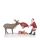 Luville General Reindeer teasing Santa
