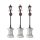 Luville General Street lantern on foot 3 pieces