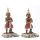 Luville Efteling Wachters Indische waterlelies 2 stuks 4.5x3.5x12.5 cm
