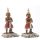 Luville Efteling Wachters Indische waterlelies 2 stuks 4.5x3.5x12.5 cm