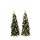 Luville General Snowy Conifer with lights 2 pieces