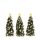 Luville General Snowy Conifer with lights 3 pieces
