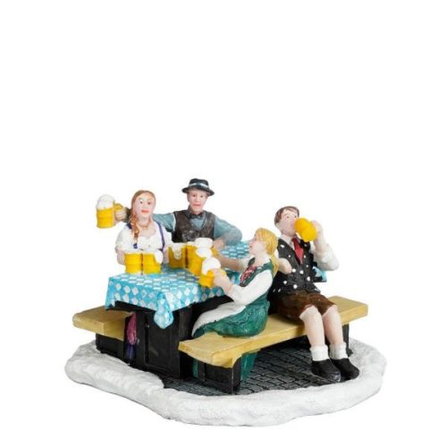 Luville Schneewald Drinking beer