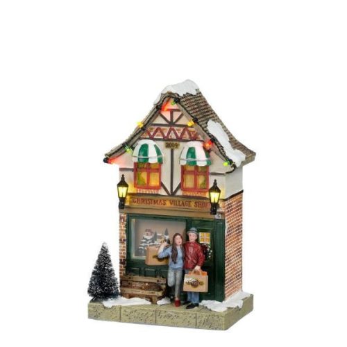 Luville Schneewald Christmas village shop battery operated