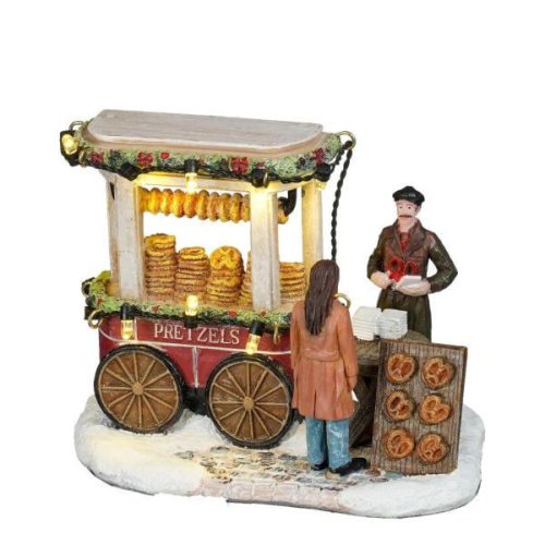 Luville Schneewald Pretzel market shop battery operated