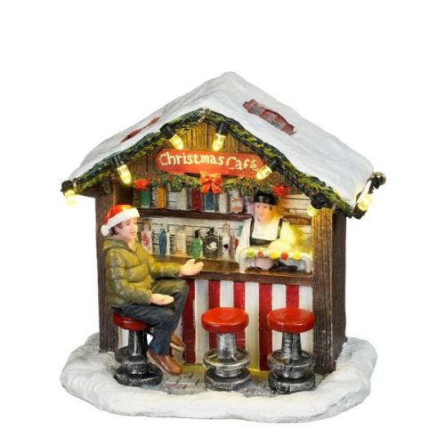 Luville Sledgeholm Christmas cafe battery operated