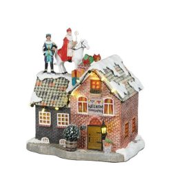 Luville Sinterklaas on roof battery operated