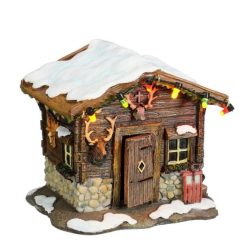 Luville Schneewald Berghutte led battery operated
