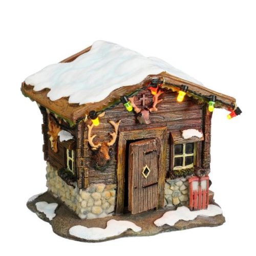 Luville Schneewald Berghutte led battery operated