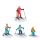 Luville Schneewald Ski teacher with childeren 4 pieces