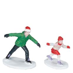 Luville Molendam Ice skating man and girl 2 pieces