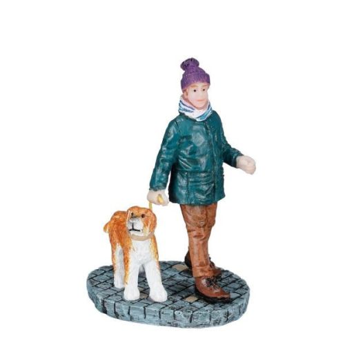 Luville Molendam Man walking his dog