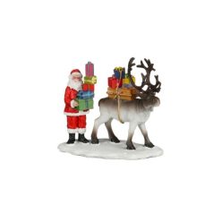 Luville Sledgeholm Santa and deer moving presents